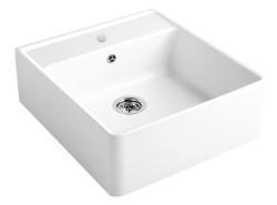 VILLEROY & BOCH - Keramický drez Single-bowl sink White alpin modulový 595 x 630 x 220 bez excentra 632061R1 2. akosť