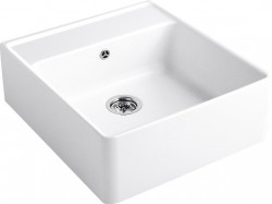 VILLEROY & BOCH - Keramický drez Single-bowl sink White alpin modulový 595 x 630 x 220 bez excentra (632061R1)