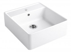 VILLEROY & BOCH - Keramický drez Single-bowl sink White alpin modulový 595 x 630 x 220 bez excentra (632061R1)