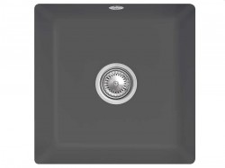 VILLEROY & BOCH - Keramický drez Subway 50 SU Graphit podstavný 440 x 440 bez excentra (332501i4)