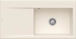 VILLEROY & BOCH - Keramický drez Subway Style 60 Cream nástavný 1000 x 510 bez excentru (336101KR)