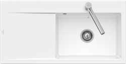 VILLEROY & BOCH - Keramický drez Subway Style 60 White alpín nadstavný 1000 x 510 bez excentru (336101R1)