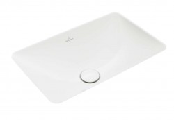 VILLEROY & BOCH - Loop&Friends Umývadlo vstavané, 54x34 cm, bez prepadu, CeramicPlus, alpská biela (4A5701R1)