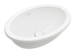 VILLEROY & BOCH - Loop&Friends Umývadlo zápustné, 57x41 cm, s prepadom, CeramicPlus, alpská biela (4A6200R1)