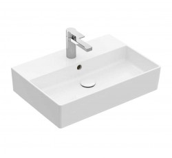 VILLEROY & BOCH - Memento 2.0 Umývadlo 60x42 cm, s prepadom, otvor na batériu, AntiBac, alpská biela (4A2260R1)