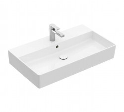 VILLEROY & BOCH - Memento 2.0 Umývadlo 80x47 cm, s prepadom, otvor na batériu, alpská biela (4A228001)