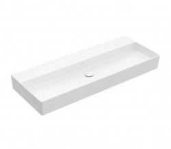 VILLEROY & BOCH - Memento 2.0 Umývadlo nábytkové 120x47 cm, bez prepadu, bez otvoru na batériu, CeramicPlus, alpská biela (4A22CFR1)