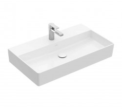 VILLEROY & BOCH - Memento 2.0 Umývadlo nábytkové 80x47 cm, bez prepadu, otvor na batériu, alpská biela (4A228L01)