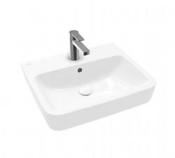 VILLEROY & BOCH - O.novo Umývadlo 55x46 cm, s prepadom, otvor na batériu, alpská biela (4A415501)
