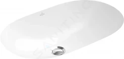 VILLEROY & BOCH - O.novo Vstavané umývadlo, 530x320 mm, s prepadom, biela (41625001)