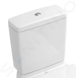 VILLEROY & BOCH - O.novo WC nádržka kombi, bočný prívod, CeramicPlus, alpská biela (5760S1R1)