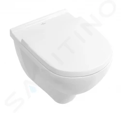 VILLEROY & BOCH - O.novo Závesné WC, CeramicPlus, alpská biela (566010R1)