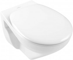 VILLEROY & BOCH - O.novo Závesné WC, DirectFlush, CeramicPlus, alpská biela (7682R0R1)