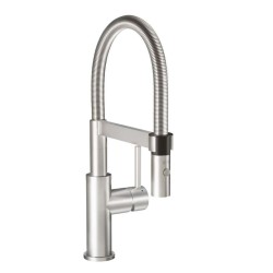 VILLEROY & BOCH - Steel Expert Compact Drezová batéria s flexibilným ramenom a spŕškou, nerezová (927300LC)