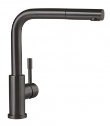 VILLEROY & BOCH - Steel Shower Drezová batéria s výsuvnou koncovkou, antracit (96970105)