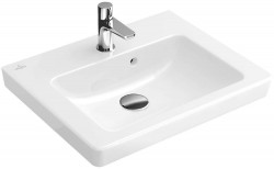 VILLEROY & BOCH - Subway 2.0 Umývadielko nábytkové 50x40 cm, s prepadom a otvorom pre batériu, biela (73155G01)
