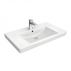 VILLEROY & BOCH - Subway 2.0 Umývadlo 80x47 cm, s prepadom, otvor na batériu, alpská biela (71758G01)