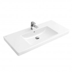 VILLEROY & BOCH - Subway 2.0 Umývadlo nábytkové 100x47 cm, s prepadom, otvor na batériu, alpská biela (71751G01)