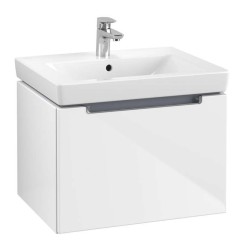 VILLEROY & BOCH - Subway 2.0 Umývadlová skrinka, 59x42x45 cm, 1 zásuvka, Glosy White (A68710DH)