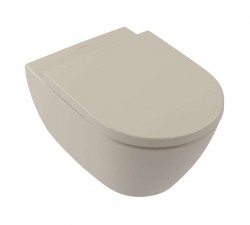 VILLEROY & BOCH - Subway 2.0 Závesné WC, DirectFlush, CeramicPlus, Almond (5614R0AM)