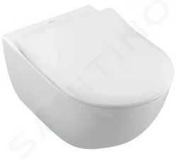 VILLEROY & BOCH - Subway 2.0 Závesné WC s doskou SoftClosing, DirectFlush, CeramicPlus, alpská biela (5614R2R1)