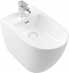 VILLEROY & BOCH - Subway 3.0 Stojaci bidet, s prepadom, otvor na batériu, alpská biela (44710001)
