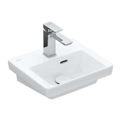 VILLEROY & BOCH - Subway 3.0 Umývadielko nábytkové, 37x31 cm, s prepadom, otvor na batériu, CeramicPlus, alpská biela (437037R1)