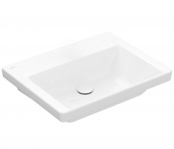 VILLEROY & BOCH - Subway 3.0 Umývadlo, 60x47 cm, bez prepadu, bez otvoru na batériu, alpská biela (4A706301)