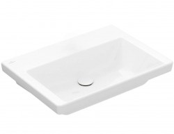 VILLEROY & BOCH - Subway 3.0 Umývadlo, 60x47 cm, bez prepadu, bez otvoru na batériu, CeramicPlus, alpská biela (4A7068R1)