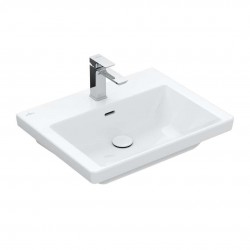 VILLEROY & BOCH - Subway 3.0 Umývadlo 60x47 cm, s prepadom, otvor na batériu, alpská biela (4A706001)