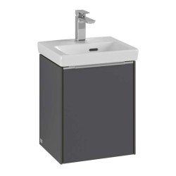 VILLEROY & BOCH - Subway 3.0 Umývadlová skrinka, 35x43x31 cm, 1 dvierka, grafitová (C58300VR)
