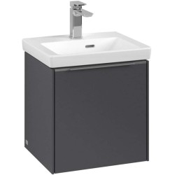 VILLEROY & BOCH - Subway 3.0 Umývadlová skrinka, 42x43x38 cm, 1 dvierka, grafitová (C58200VR)