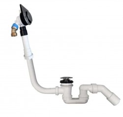 VILLEROY & BOCH - Subway 3.0 Vanová odtoková a přepadová souprava s napouštěním, Stone White (UPCON0136-RW)