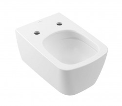 VILLEROY & BOCH - Subway 3.0 Závěsné WC, TwistFlush, Rimless, CeramicPlus, Stone White (4610T0RW)