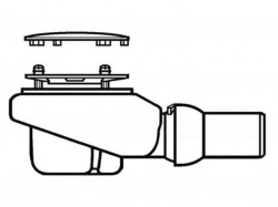 VILLEROY & BOCH - Subway Infinity Odtoková súprava Tempoplex Plus Compact, priemer 90 mm, matný chróm (92260069)