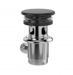 VILLEROY & BOCH - Umývadlová výpusť, Pure Black (683600R7)