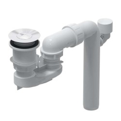 VILLEROY & BOCH - Vaňová odtoková a prepadová súprava, ViFlow, alpská biela (U90953001)