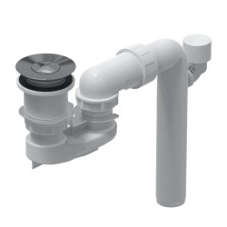 VILLEROY & BOCH - Vaňová odtoková a prepadová súprava, ViFlow, chróm (U90953061)