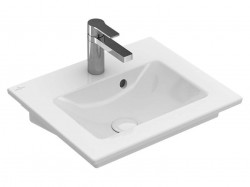 VILLEROY & BOCH - Venticello Umývadielko 50x42 cm, s prepadom, 1 otvor na batériu, alpská biela (41245001)
