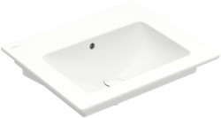 VILLEROY & BOCH - Venticello Umývadlo 60x50 cm, s prepadom, bez otvoru na batériu, alpská biela (41246201)
