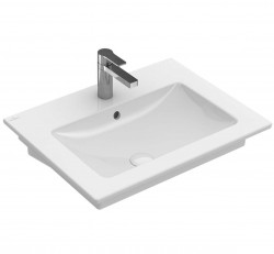 VILLEROY & BOCH - Venticello Umývadlo 60x50 cm, s prepadom, otvor na batériu, alpská biela (41246001)