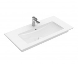 VILLEROY & BOCH - Venticello Umývadlo nábytkové 100x50 cm, s prepadom, otvor na batériu, alpská biela (4104AL01)