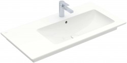 VILLEROY & BOCH - Venticello Umývadlo nábytkové 100x50 cm, s prepadom, otvor na batériu, alpská biela (4134R101)