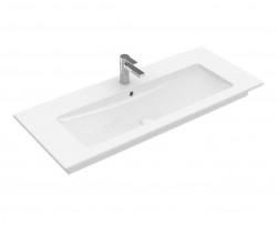 VILLEROY & BOCH - Venticello Umývadlo nábytkové 120x50 cm, s prepadom, otvor na batériu, alpská biela (4104CL01)