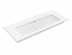 VILLEROY & BOCH - Venticello Umývadlo nábytkové 80x50 cm, s prepadom, bez otvoru na batériu, CeramicPlus, alpská biela (41048JR1)