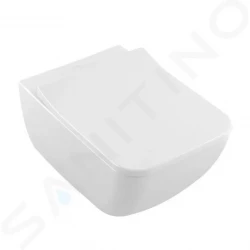 VILLEROY & BOCH - Venticello Závesné WC s doskou SoftClosing, DirectFlush, alpská biela (4611RS01)