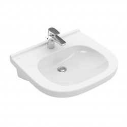VILLEROY & BOCH - ViCare Umývadlo Vita 61x55 cm, bez prepadu, otvor na batériu, alpská biela (41196101)