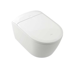 VILLEROY & BOCH - ViClean Elektronický bidet s keramikou, závesný, DirectFlush, CeramicPlus, SoftClosing, alpská biela (V16EN3R1)