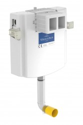 VILLEROY & BOCH - ViConnect Splachovacia nádržka pod omietku na WC Compact, 73 cm, pre murované steny (92248300)