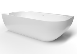 Voľne stojaca vaňa SAT Nelly 175x82 cm liaty mramor ľavá NEL1700L (NEL1700L)